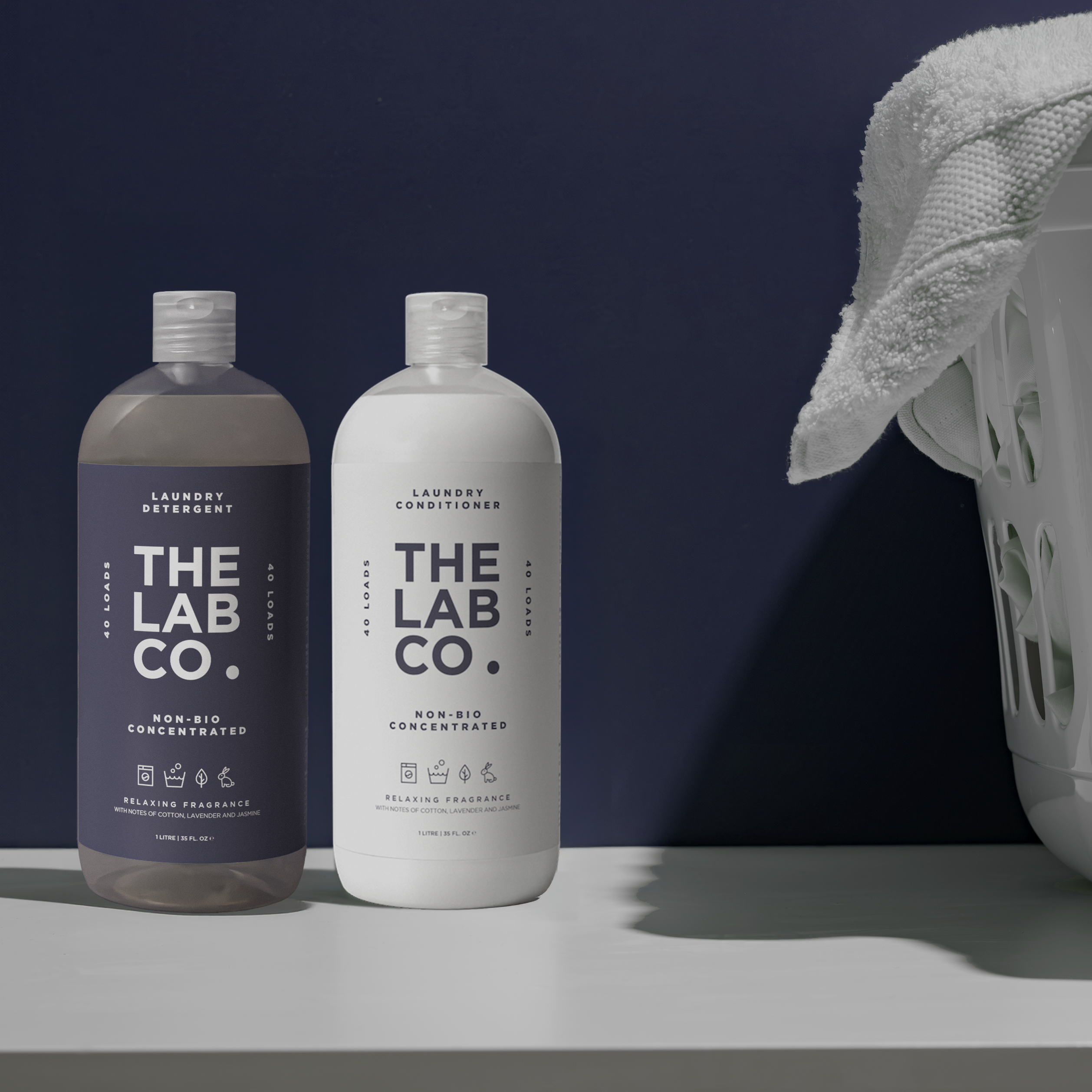 Relaxing Laundry Detergent & Fabric Conditioner 1 Litre Duo