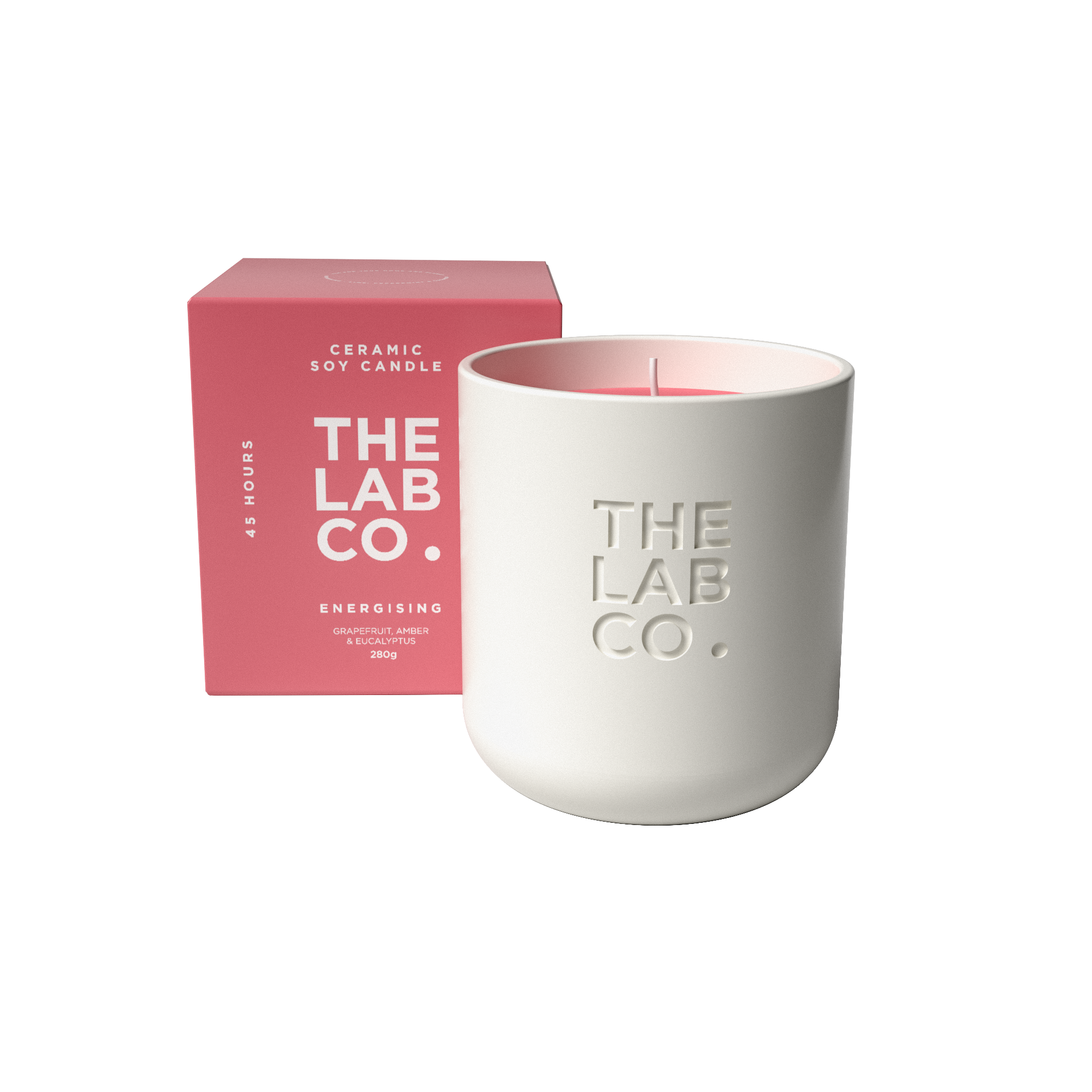 Energising 100% Soy Wax Candle 280g