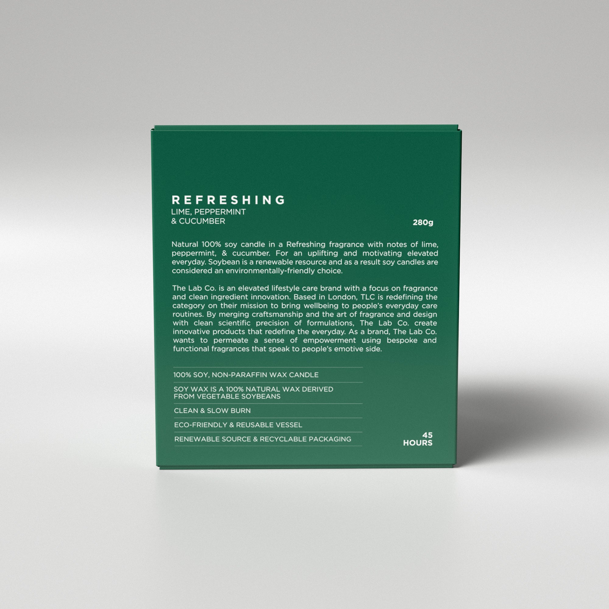 Refreshing 100% Soy Wax Candle 280g
