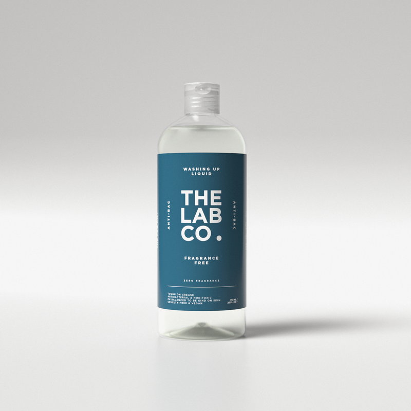 Anti Bac Washing Up Liquid Fragrance Free Dish Soap The Lab Co.