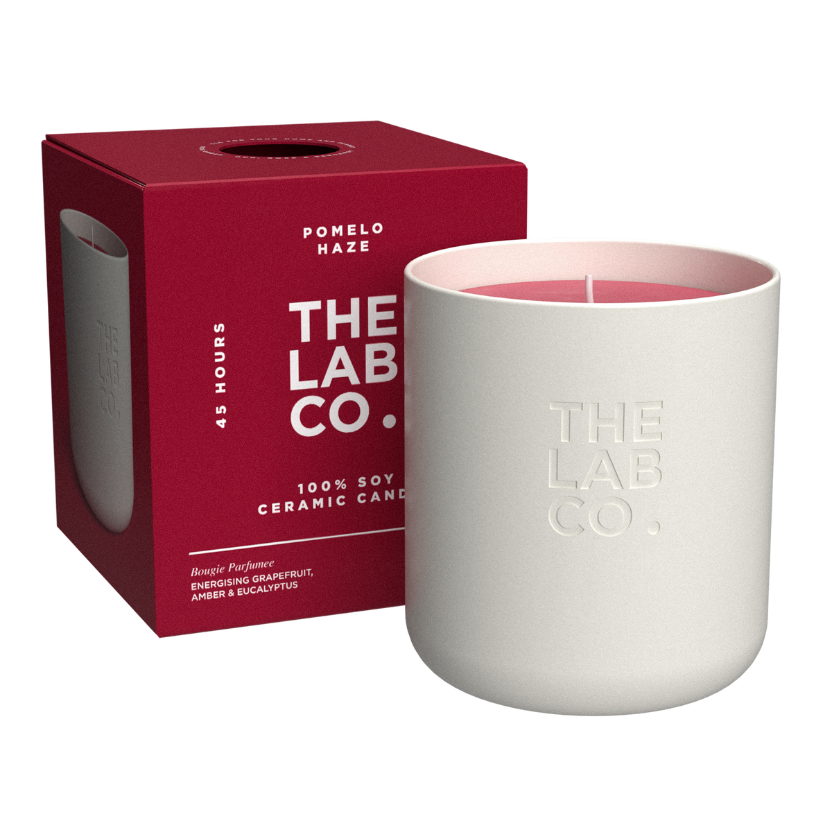 Energising Soy Candle 280g - Ceramic Natural Candles - The Lab Co.