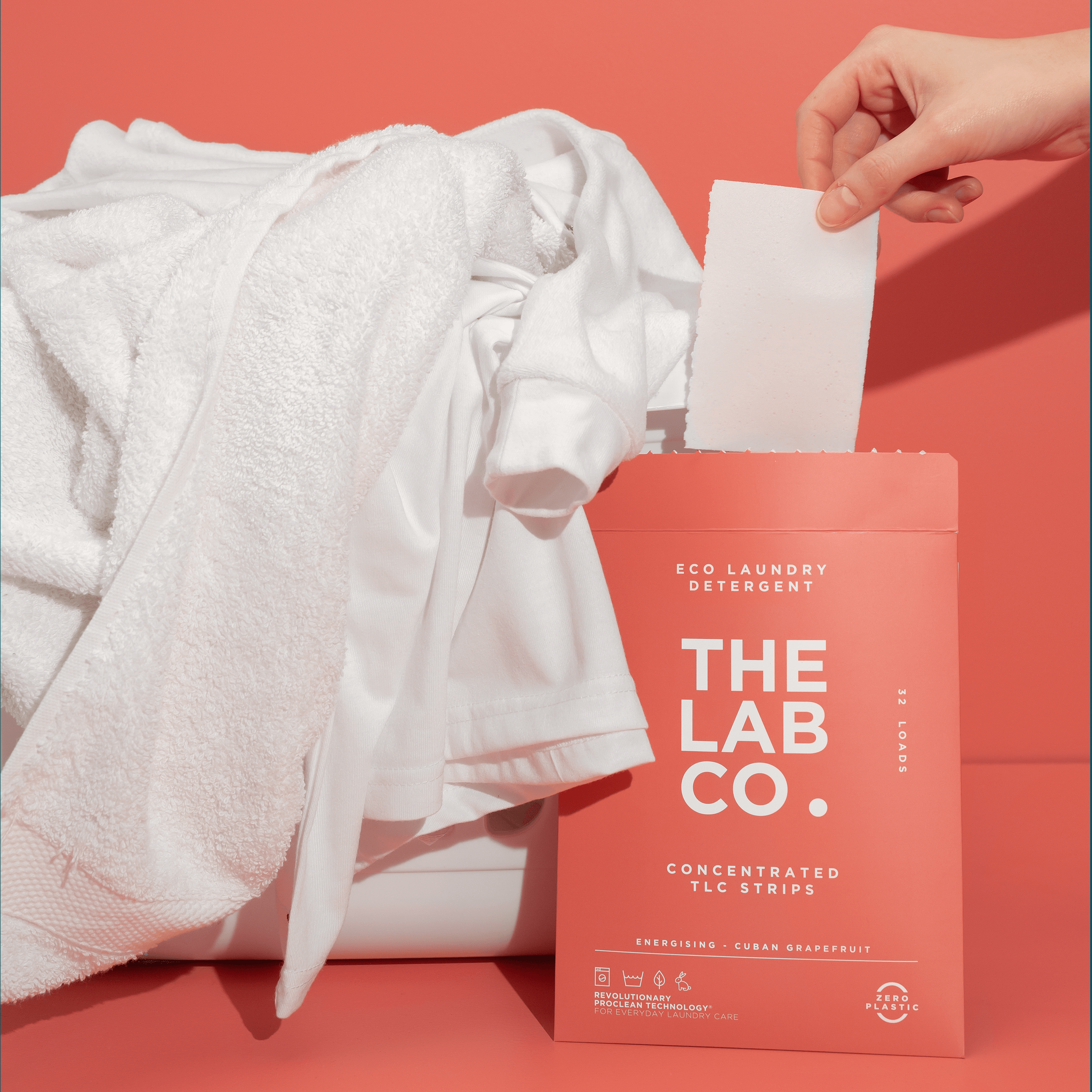 TLC Energising Laundry Strips - 32 Loads